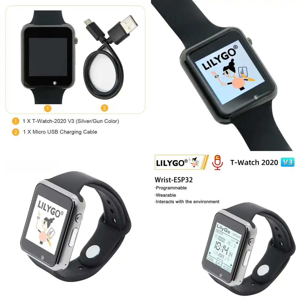 Ttgo T Watch - Montre de développement programmable DIY LILYGO