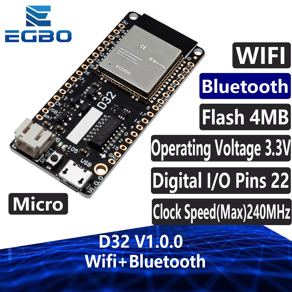 Lolin D32 - EGBO pour LOLIN D32 V1.0.0-Board Wifi