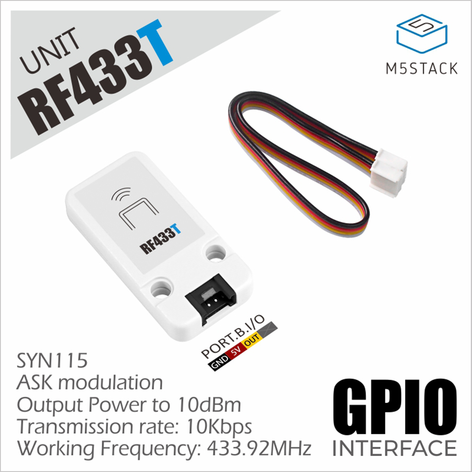 Transmetteur RF officiel M5Sta - M5Stack avis et prix