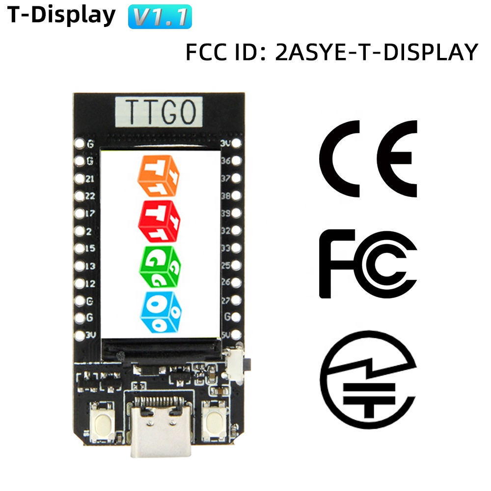 TTGO t-display ESP32 1.14 ''LC - Ttgo Tdisplay avis et prix
