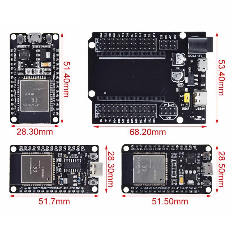 Carte de développement ESP32 C - Nodemcu 32S avis et prix