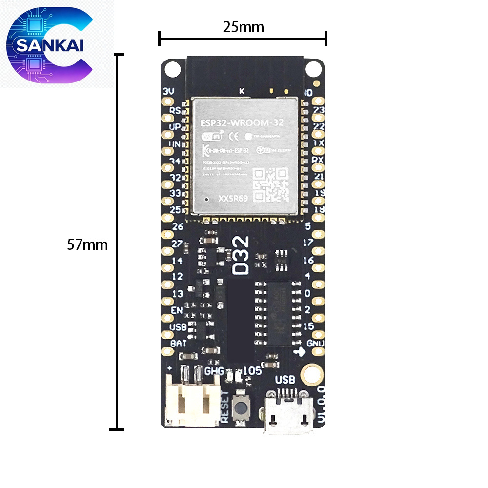 Carte Wemos LOLIN D32 V1.0.0 E - Lolin D32 avis et prix